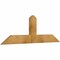 Ekena Millwork Portland Rough Sawn Timber Gable Bracket, Western Red Cedar, 60"W x 20"H x 2"D x 6"F, 8/12 Pitch GBW060X20X0206POR00RWR - alternate 4
